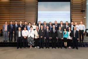 Group photograph of the attending guests and representatives from the various supporting organisations of this project